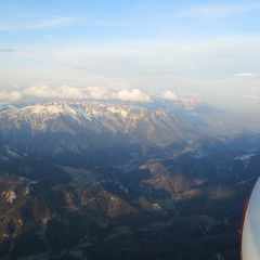 Flugwegposition um 16:55:24: Aufgenommen in der Nähe von Altenberg an der Rax, Österreich in 2285 Meter